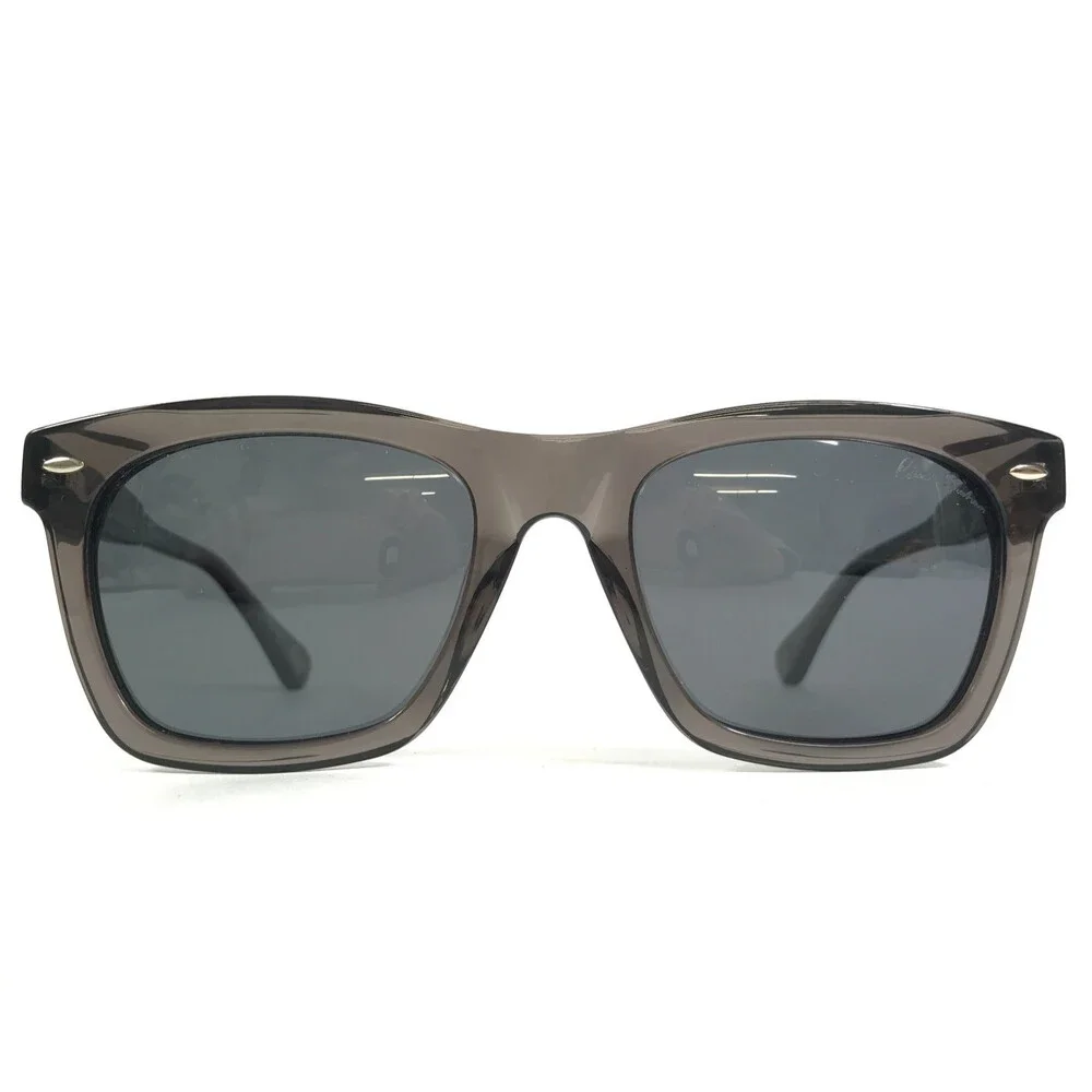 Robert Graham Sunglasses CALVIN GRY Gray Square Frames w/ Gray Polarized Lenses